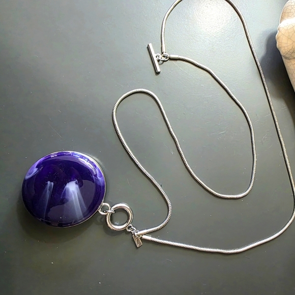 Purple Stone Necklace - Picture 1 of 2